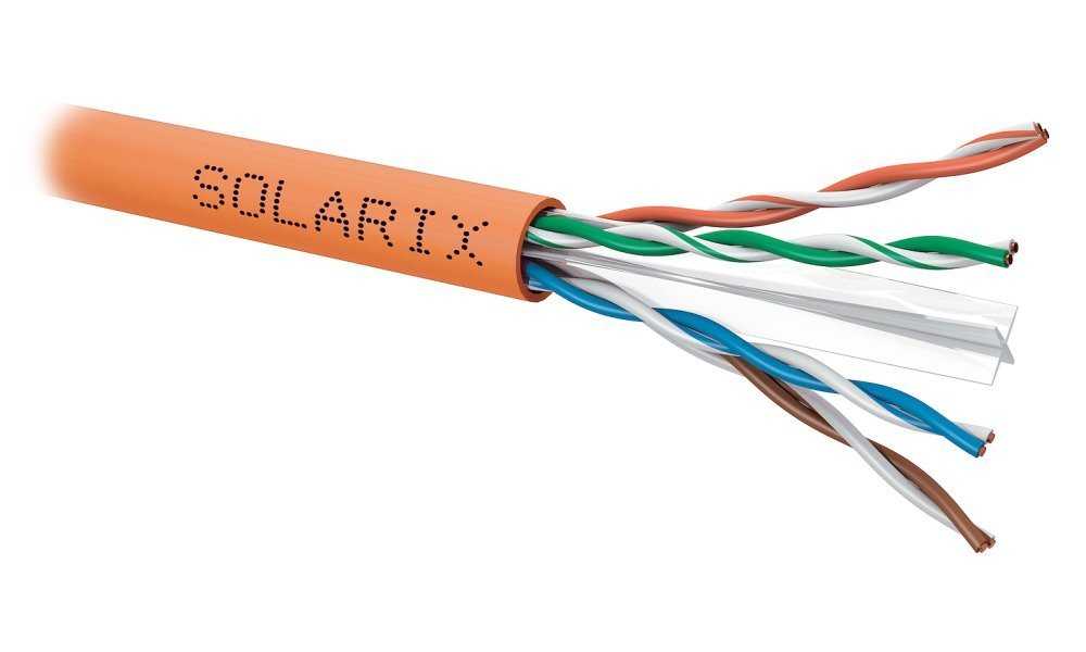 Solarix Kabel UTP LSOHFR B2ca-s1,d1,a1 500m SXKD-6-UTP-LSOHFR-B2ca