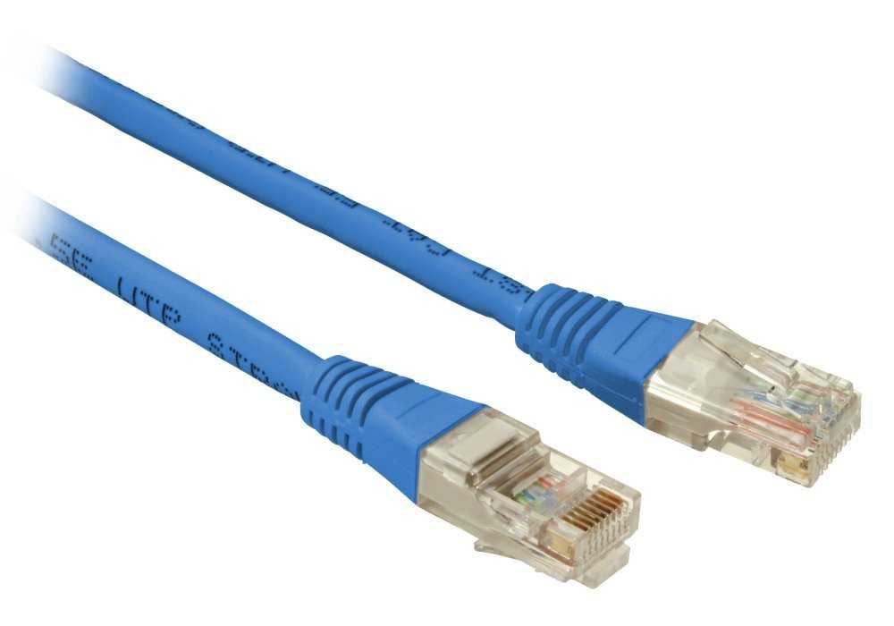Solarix kabel Patch c5e UTP PVC 0,5m modrý non-snag-proof C5E-155BU-0,5MB