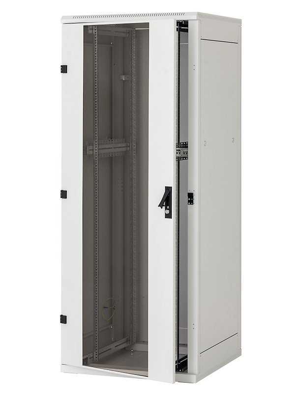 Triton 19" rozvaděč stojanový 37U/600x900, skleněné dveře, barva šedá