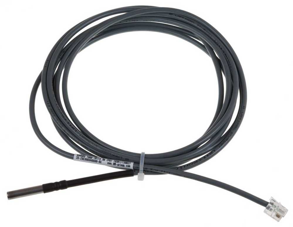 HWg Temp-1Wire 1m IP67, 1-Wire Teplotní sensor,1 metrový kabel s konektorem RJ12, IP67, pro HWg-STE