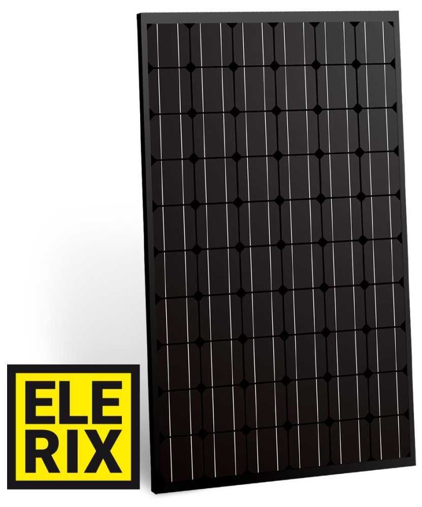 ELERIX solární panel, Mono 320Wp, 60 článků, (ESM 320), celočerný)