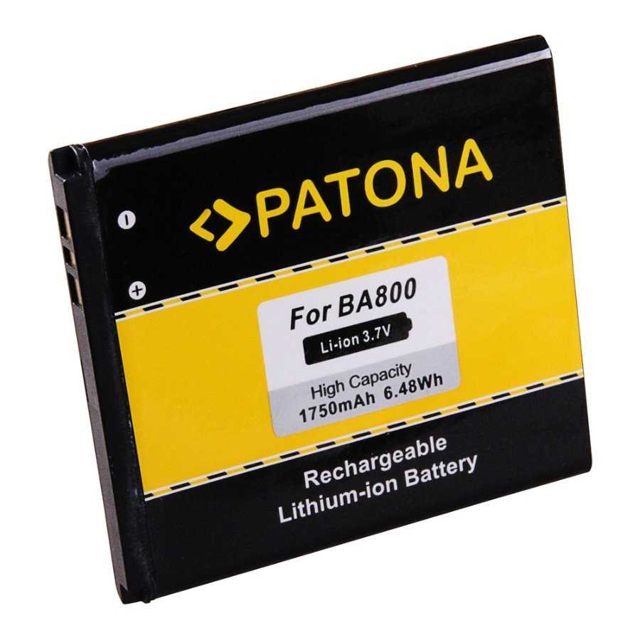 PATONA baterie pro mobilní telefon Sony Ericsson BA800 1750mAh 3,7V Li-Ion