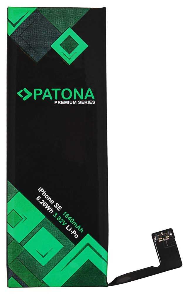 PATONA baterie pro mobilní telefon iPhone SE 2016 1640mAh 3,82V Li-Po l + nářadí PREMIUM