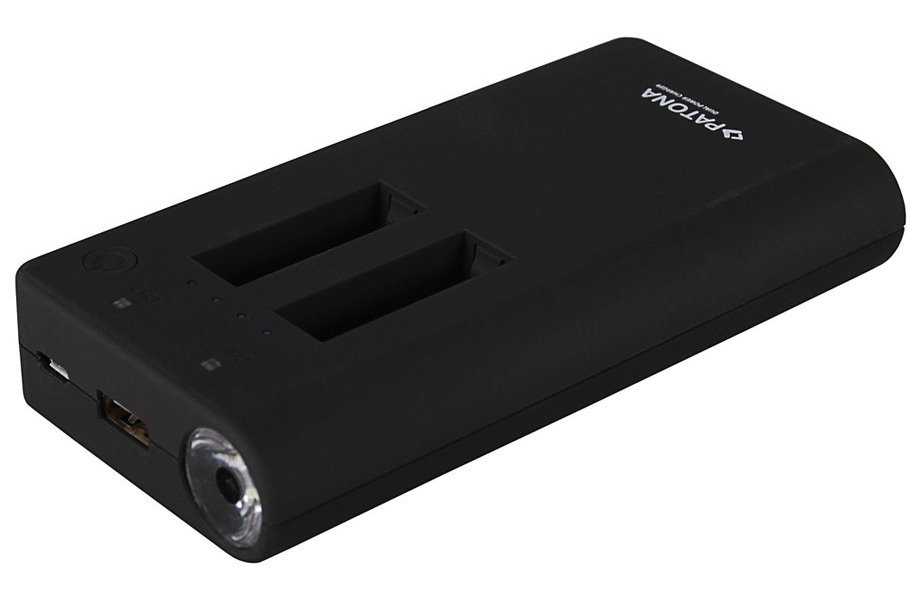 PATONA nabíječka pro digitální kameru Dual GoPro Hero 4 s powerbank 7500mAh