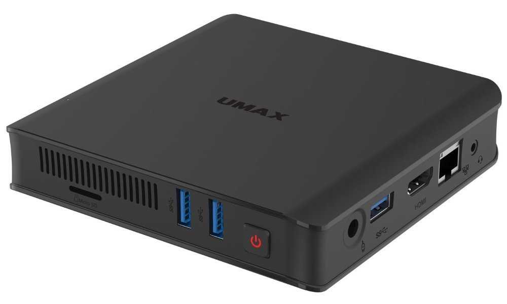 UMAX Mini PC U-Box N51 Plus/ N5100/ 4GB/ 128GB eMMC/ HDMI/ VGA/ 3x USB 3.0/ BT/ Wi-Fi/ LAN/ W11 Pro