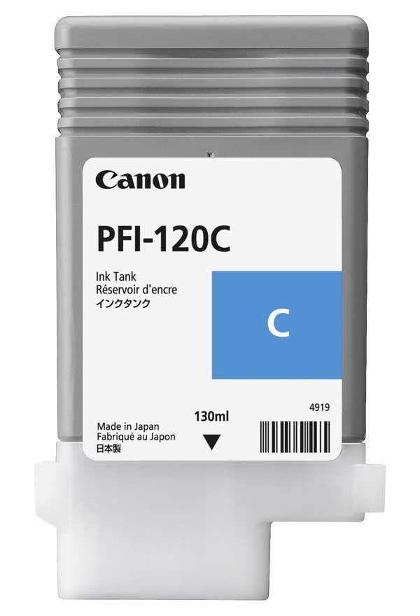 Canon inkoustová náplň PFI-120 azurová