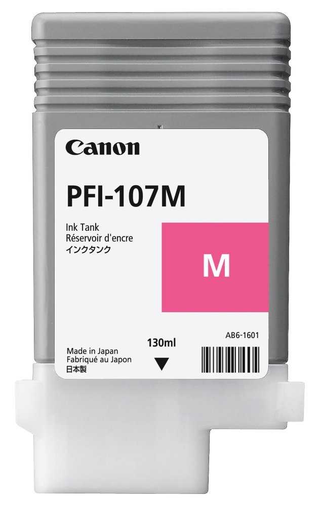 Canon inkoustová náplň PFI-107m/ purpurová/ 130ml