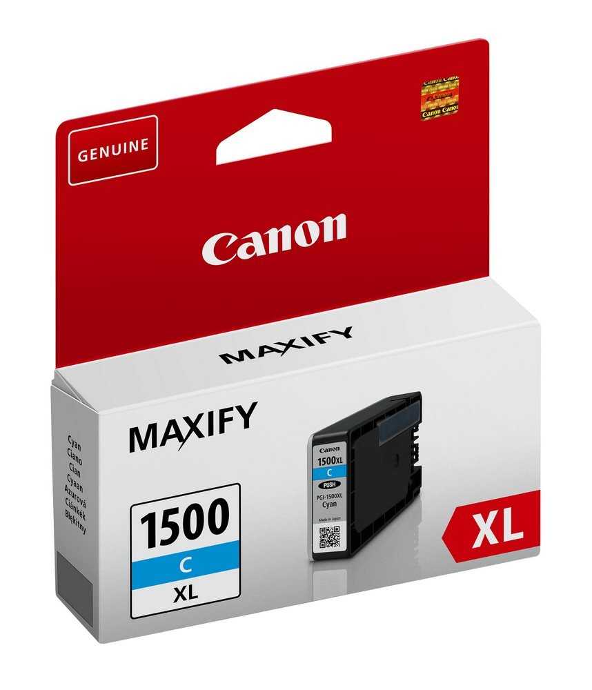 Canon inkoustová náplň PGI-1500/ XL azurová