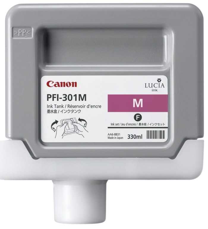 Canon  Zásobník inkoustu PFI-301M/ iPF-8x00/ iPF-9x00/ Magenta