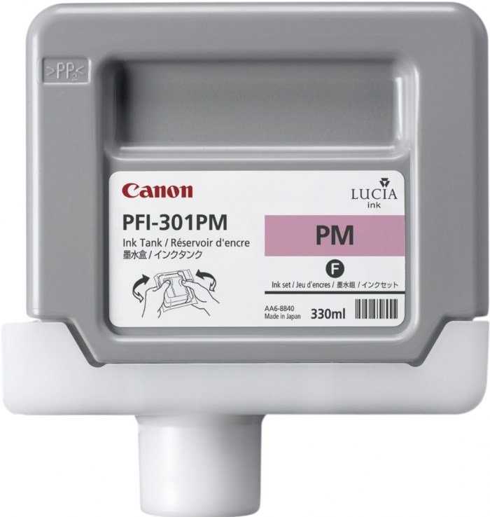 Canon  Zásobník inkoustu PFI-301PM/ iPF-8x00/ iPF-9x00/ Foto Magenta