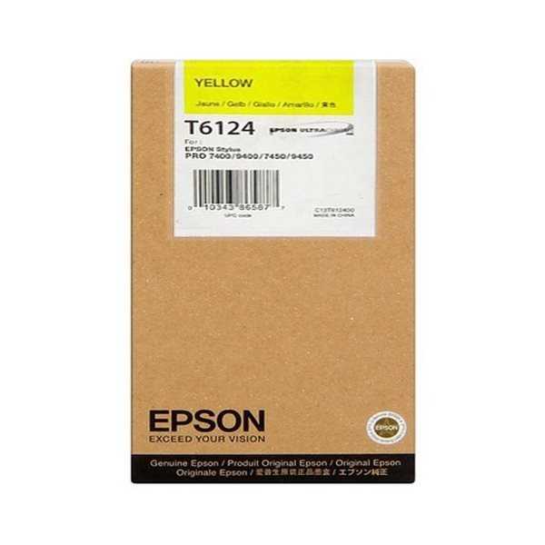 Epson inkoustová náplň/ C13T612300/ StylusPro7400/ 7450/ 7800/ 7880/ 9400/ 9800/ 9880/ Žlutá