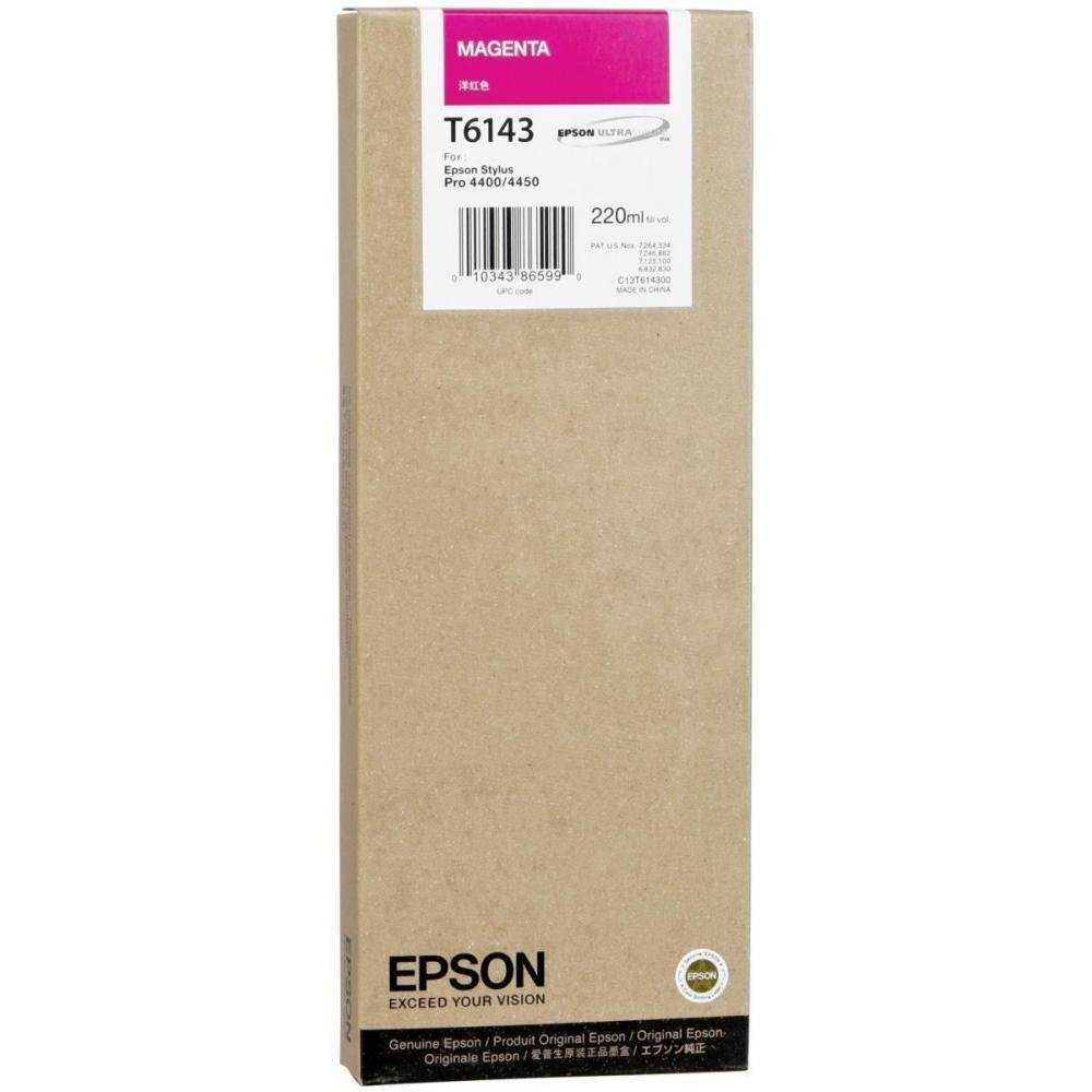 Epson inkoustová náplň/ C13T614300/ StylusPRO4000/ 4400/ 4450/ 7600/ 9600/ Magenta/ 220ml