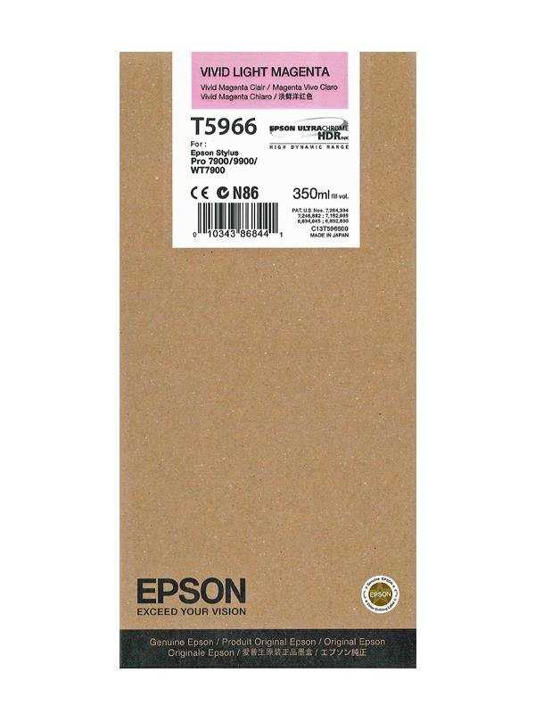 Epson inkoustová náplň/ C13T596600/ StylusPro7900/9900/ Světlá Vivid Magenta/ 350ml