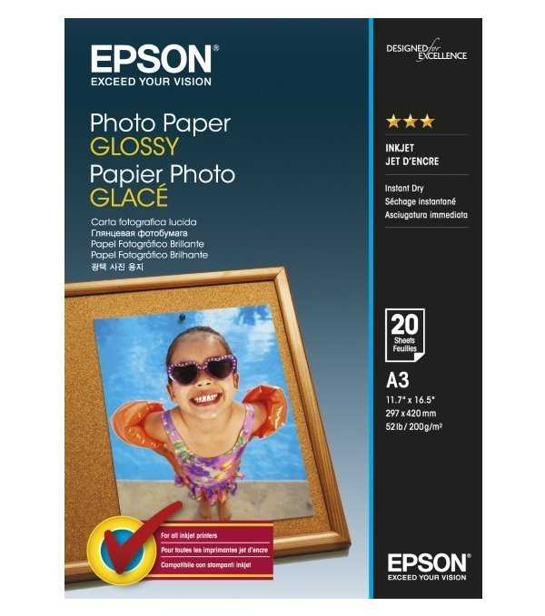 EPSON fotopapír C13S042536/ A3/ lesklý/ 20ks