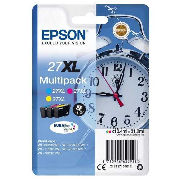 Epson inkoustová náplň/ T2715/ Multipack 27XL DURABrite Ultra Ink/ 3x barvy