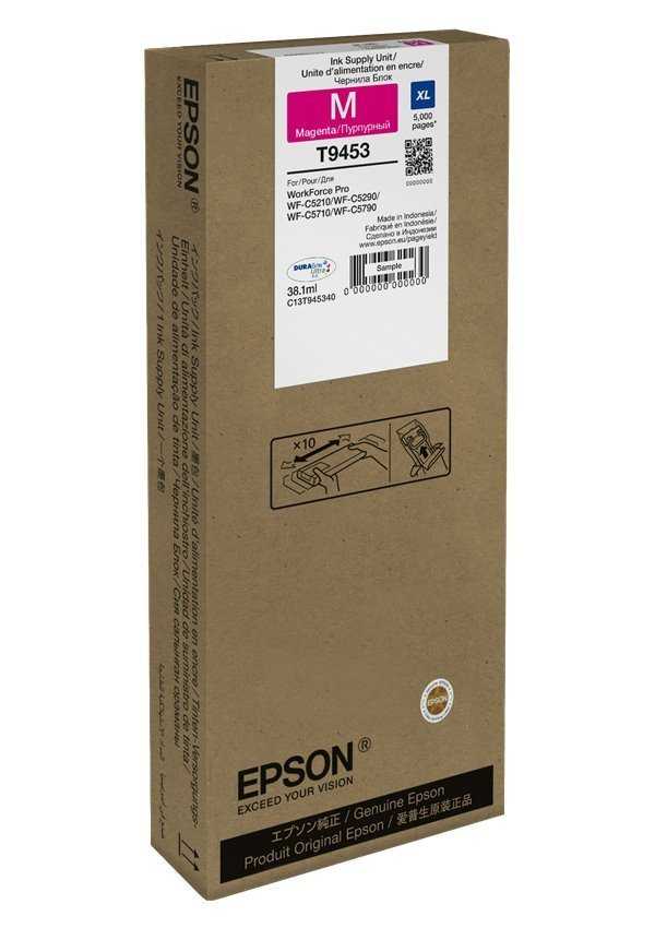 Epson inkoustová náplň/ C13T945340/ WF-C5790DWF/ WF-C5710DWF/ WF-C5290DW/ WF-C5210DW/ XL magenta