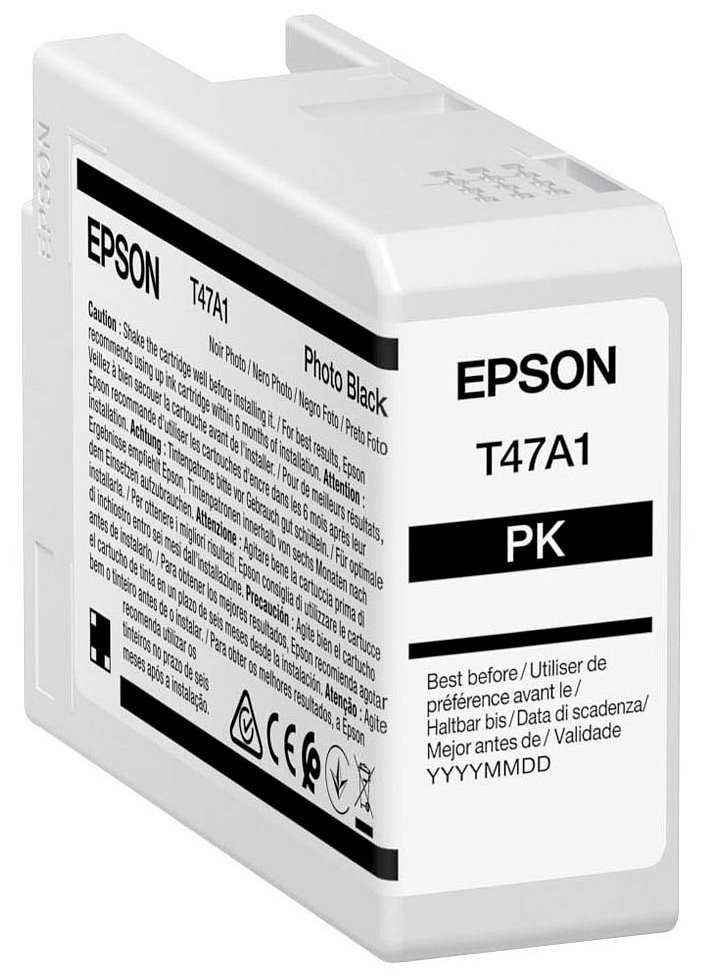 Epson inkoustová náplň/ C13T47A100/ Singlepack Photo black/ UltraChrome