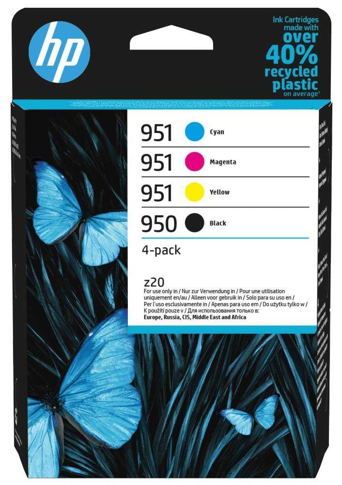 HP 950 Black / 951 CMY Original Ink Cartridge 4-Pack