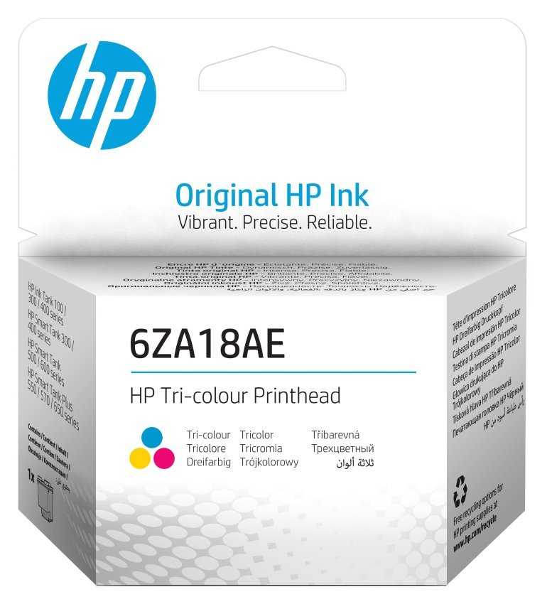 HP tisková hlava 6ZA18AE/ Tri-color