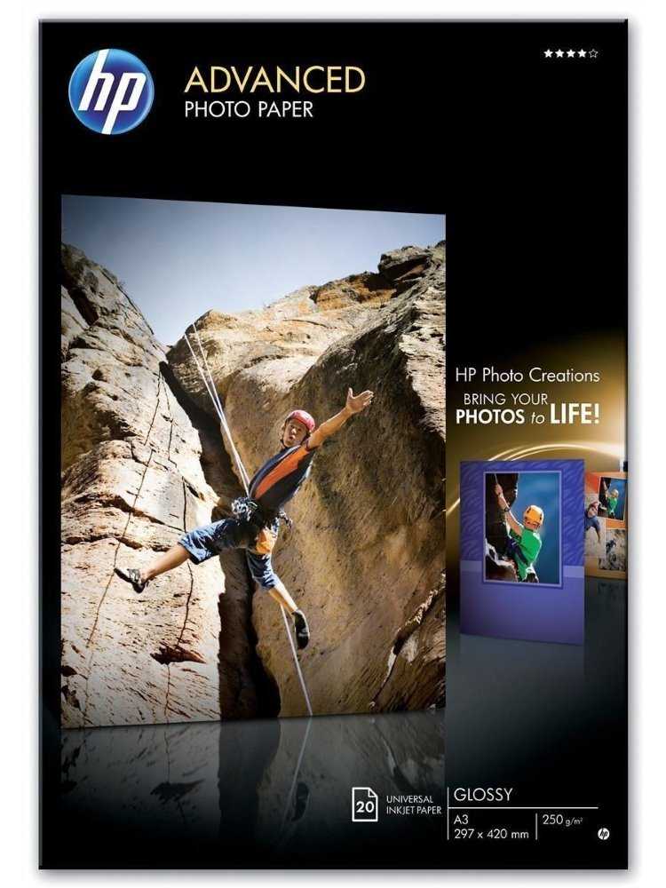 HP Advanced Glossy Photo Paper, 20 listů/A3/297 x 420 mm