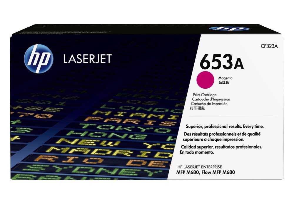 HP 653A Purpurová originální tonerová kazeta LaserJet