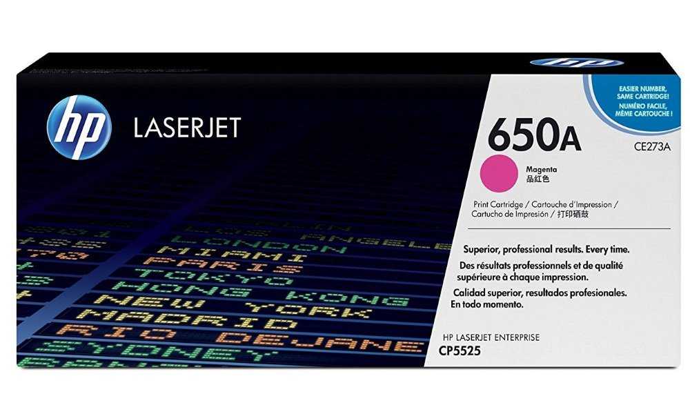 HP 650A Purpurová originální tonerová kazeta LaserJet