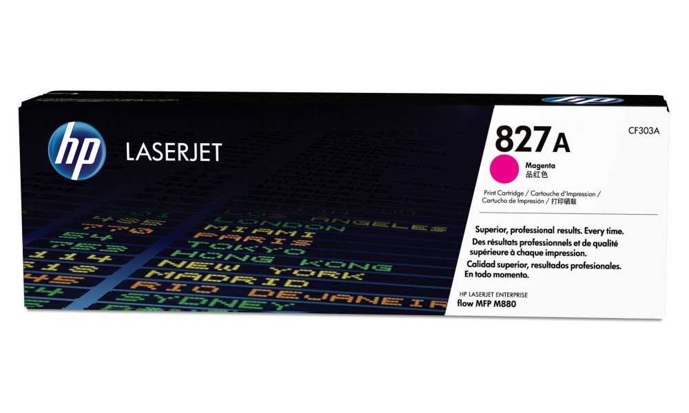 HP 827A Purpurová originální tonerová kazeta LaserJet