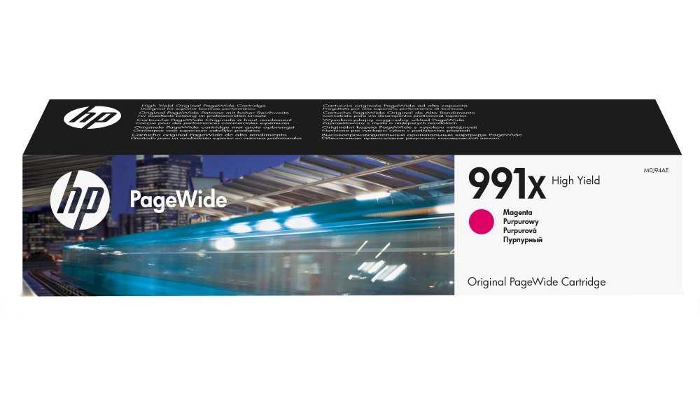 HP 991X Purpurová originální kazeta PageWide s vysokou výtěžností