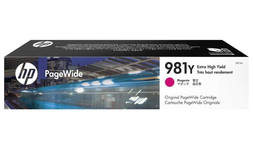 HP 981Y Purpurová originální kazeta PageWide s velmi vysokou výtěžností