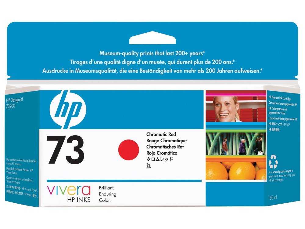 HP 73 Chromatická purpurová inkoustová kazeta DesignJet, 130 ml