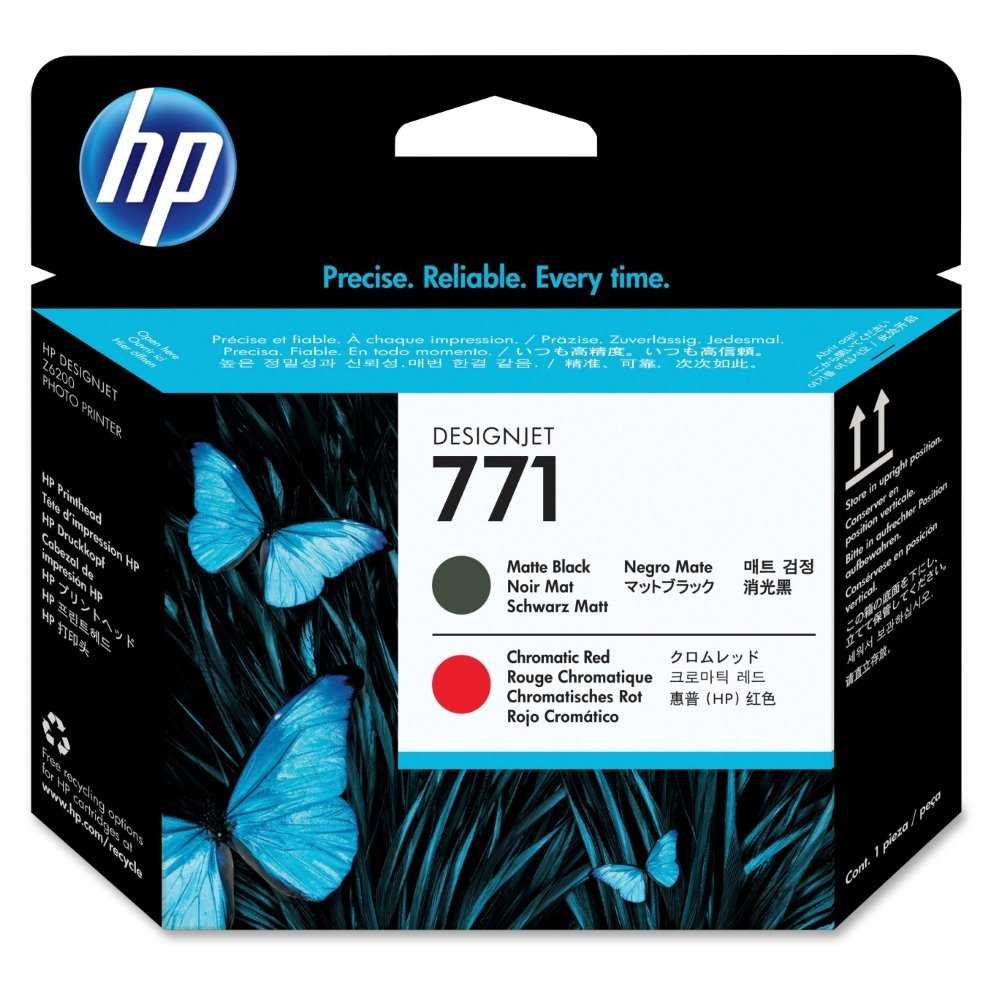 HP 771 Matná Černá/chromatická červená tisková hlava DesignJet