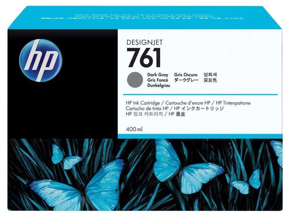 HP 761 tmavě šedá inkoustová kazeta DesignJet, 400 ml