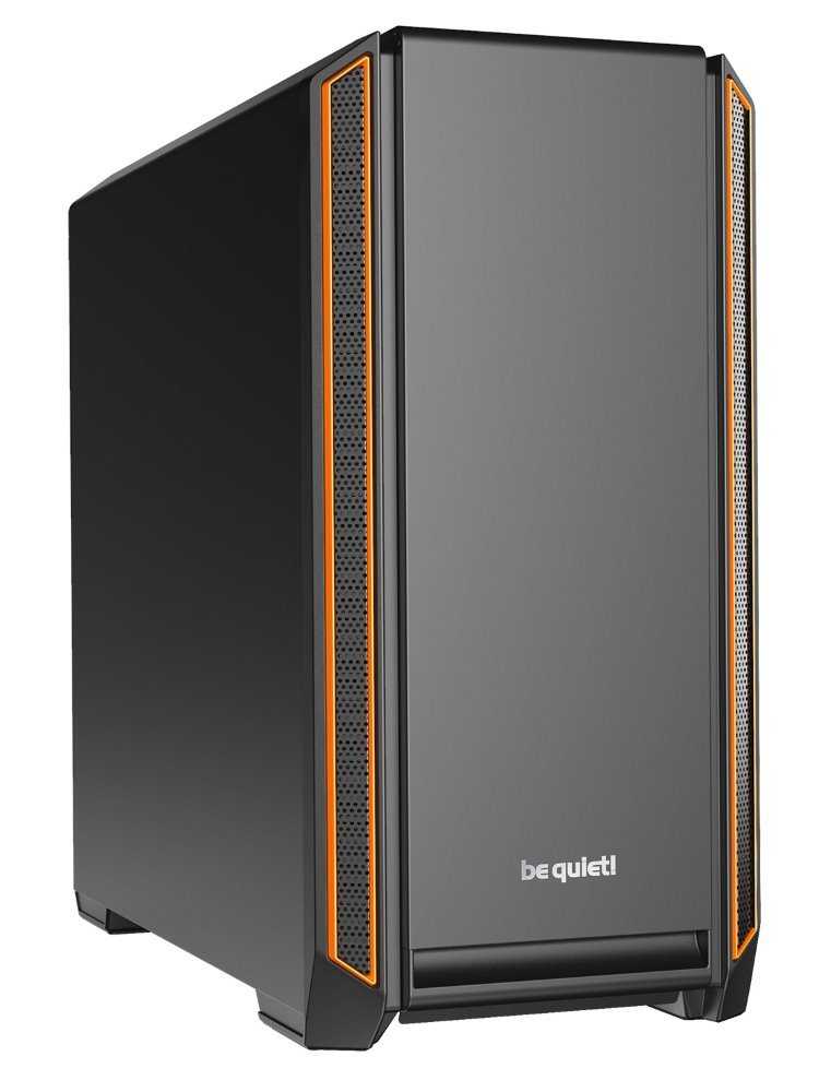 Be quiet! skříň SILENT BASE 601 / MidT / bez zdroje / 1x USB2.0 + 2x USB3.0 / regulátor otáček / oranžová