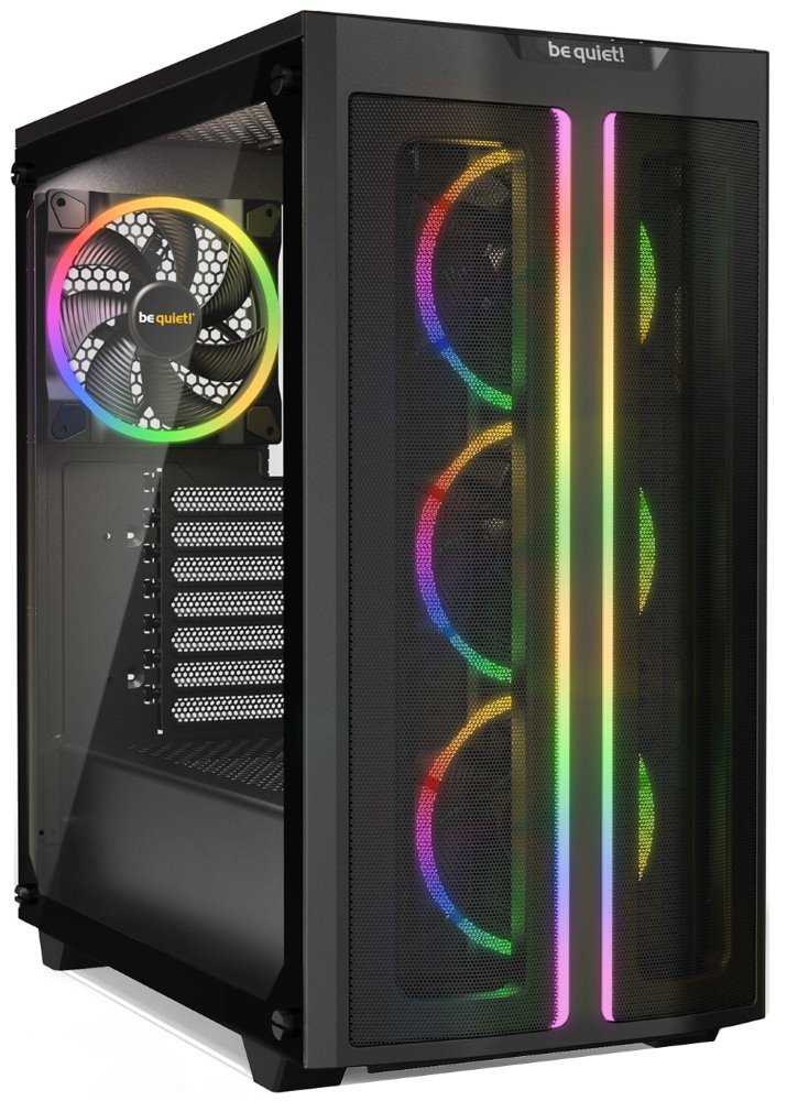 Be quiet! skříň PURE BASE 500FX / MidT / bez zdroje / USB 3.0 / 3x120mm ARGB + 1x140mm fans / průhledná bočnice / černá