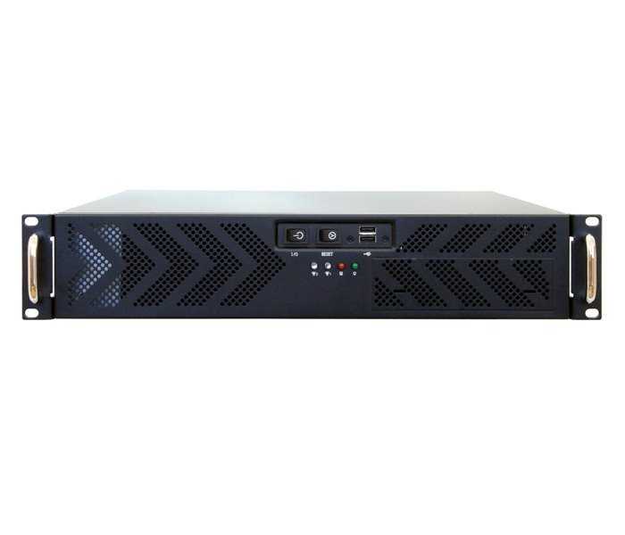 CHIEFTEC rack 19" 2U UNC-210T-B-U3 400W, USB 3.0, černý