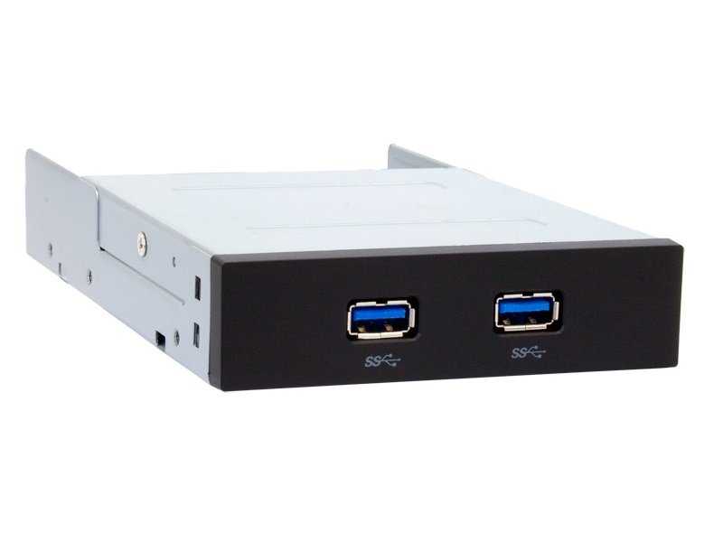 CHIEFTEC interní box do 3,5", 2x USB3.0, černý