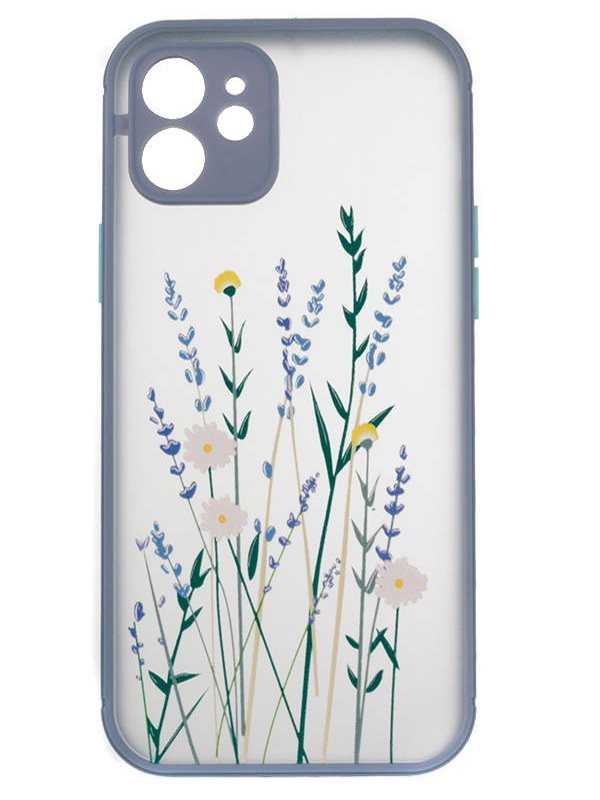 COLORWAY Smart Matte 3D Print Case/ Apple iPhone 12/ Flowers color