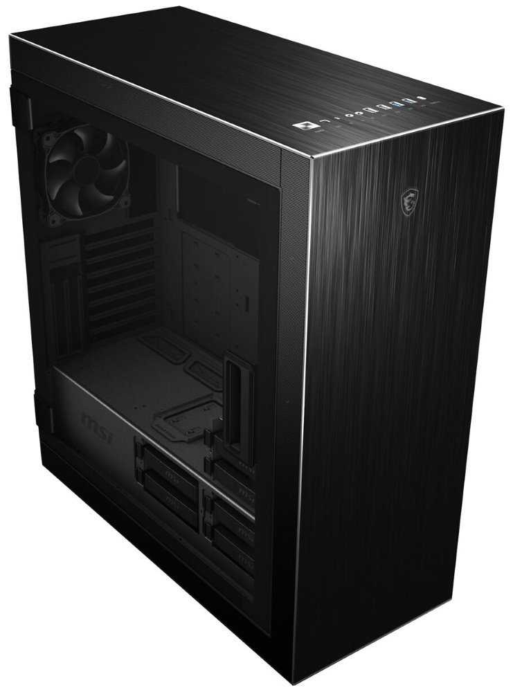 MSI skříň MPG SEKIRA 500P/ bez zdroje/ levé temperované sklo/ 4x 200mm fan/ USB-C/ 2x USB3.0/ černá