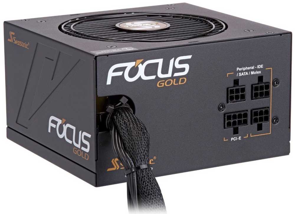 SEASONIC zdroj FOCUS Gold 550 / SSR-550FM / ATX / akt. PFC / 120mm / semi-modulární / 80+ Gold