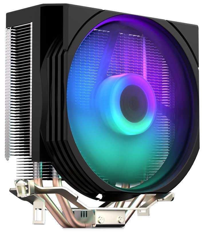Endorfy chladič CPU Spartan 5 ARGB / 120mm ARGB fan / 2 heatpipes / kompaktní i pro menší case / pro Intel i AMD