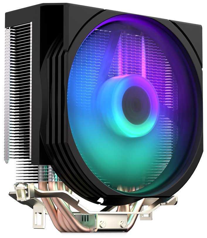 Endorfy chladič CPU Spartan 5 MAX ARGB / 120mm ARGB fan / 4 heatpipes / kompaktní i pro menší case / pro Intel i AMD