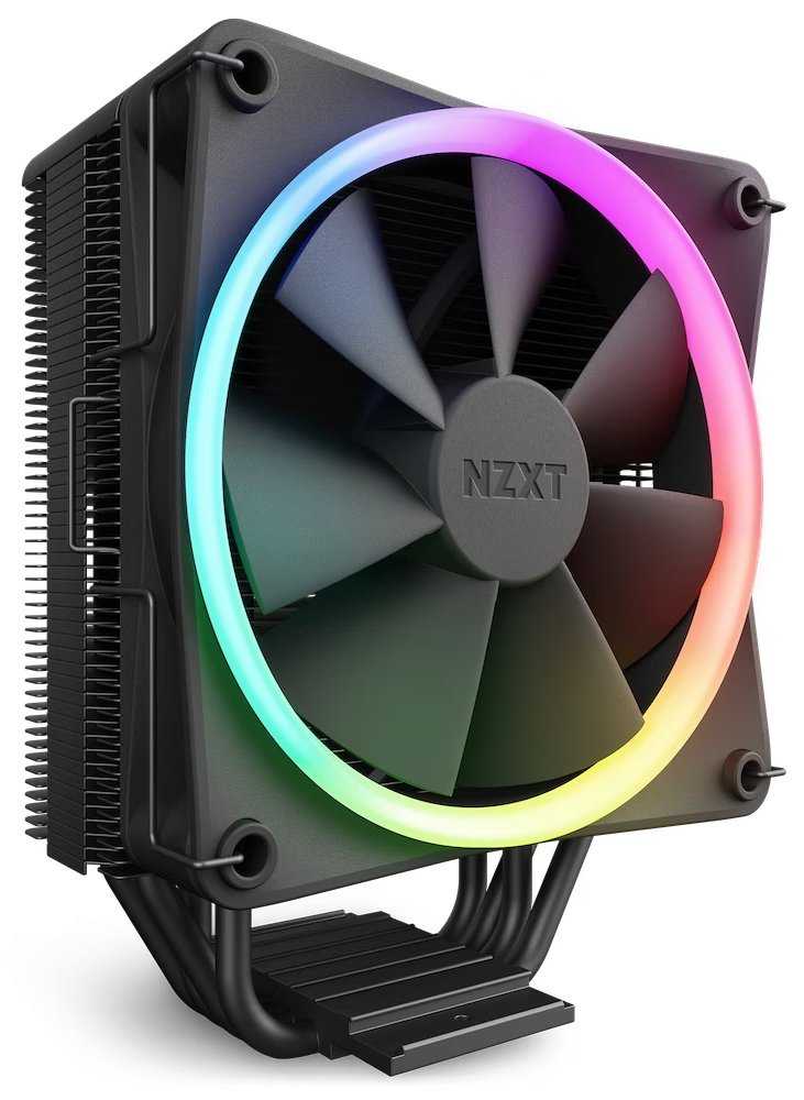 NZXT chladič CPU T120 RGB / 4 heatpipes / 4-pin PWM / LGA1700 / AM5, AM4