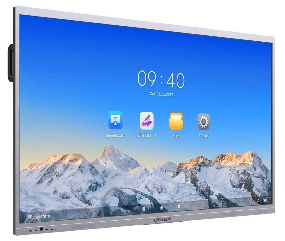 HIKVISION interaktivní dotykový panel 75", 4K, 45points touch ,Android 12 OTA to Android 13, 8+128GB Google apps (EDLA )