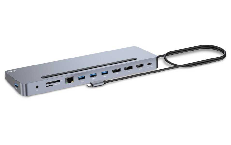 i-tec dokovací stanice USB-C Metal Ergonomic 4K/ 3x Display/ Power Delivery 100W