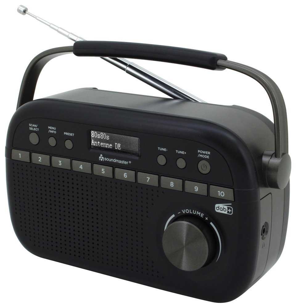 Soundmaster DAB280SW rádio/ DAB+/ UKW/ RDS/ Budík/ Hodiny/ Černé