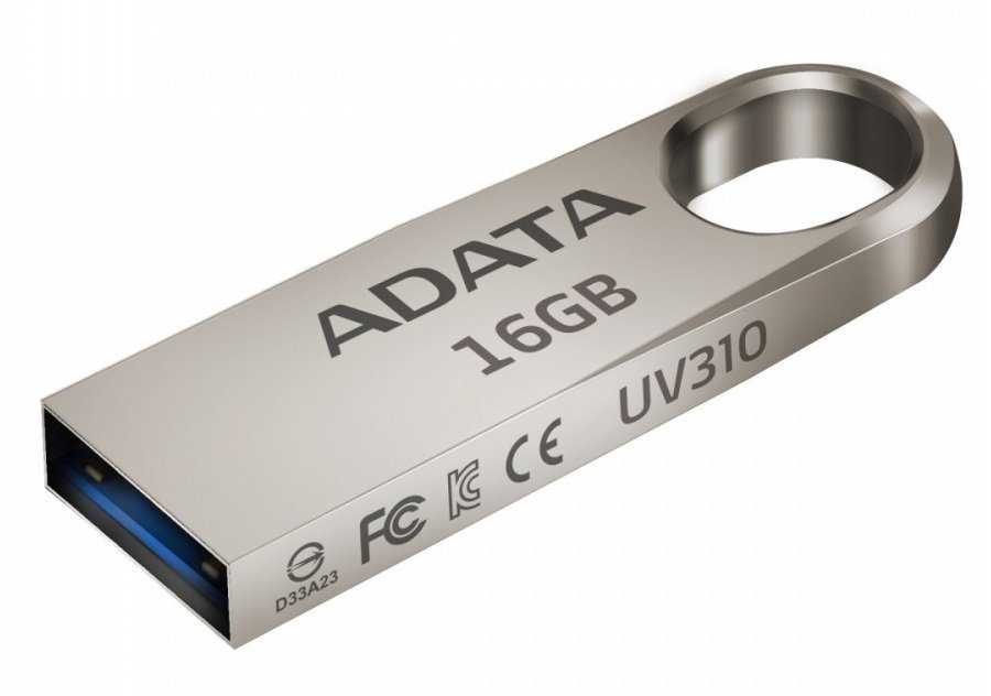 ADATA DashDrive Value UV310 16GB / USB 3.1 / stříbrná