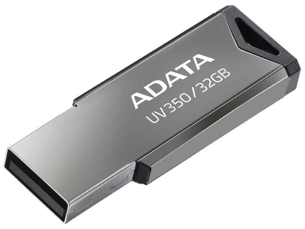 ADATA FlashDrive UV350 32GB / USB 3.2 Gen1 / stříbrná