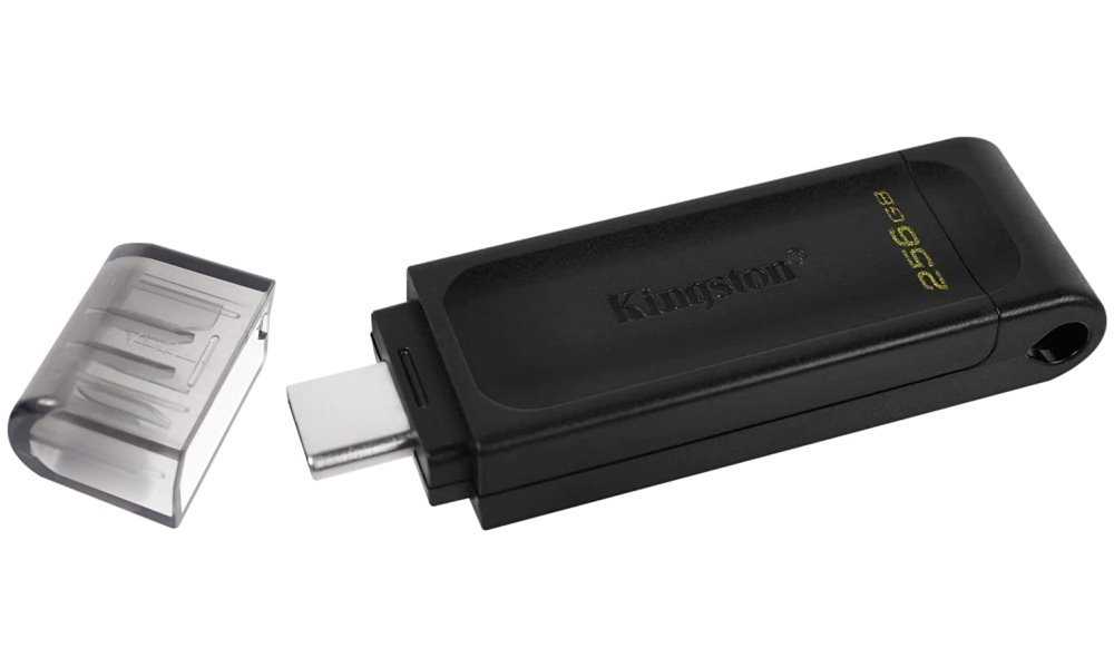 KINGSTON DataTraveler 70 256GB / USB 3.0 Type C / černá