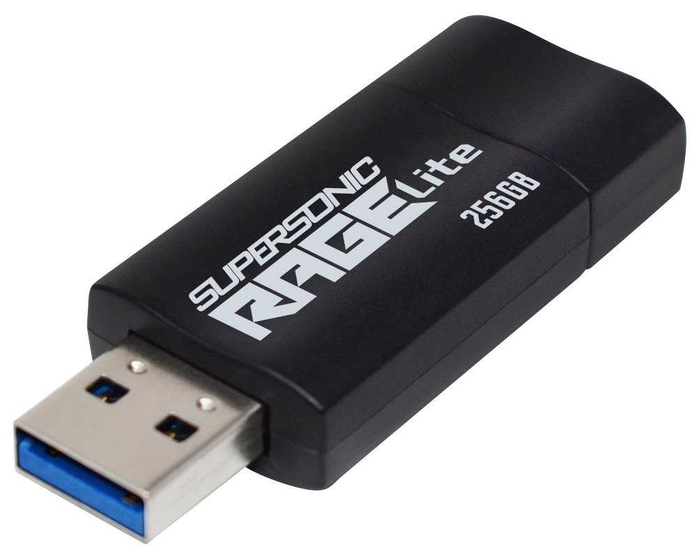 PATRIOT Supersonic Rage Lite 256GB / USB 3.2 Gen 1 / černá