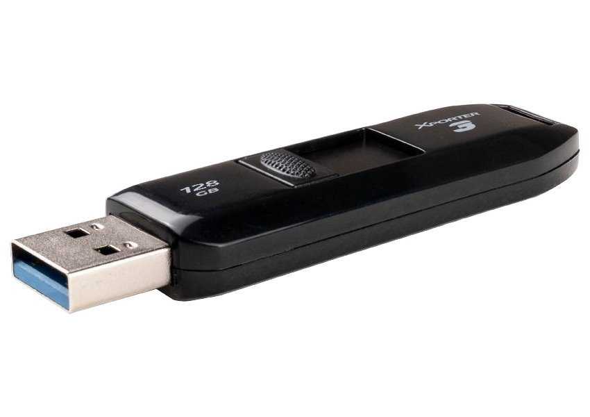PATRIOT Xporter 3 128GB / USB 3.2 Gen 1 / vysouvací / plastová / černá